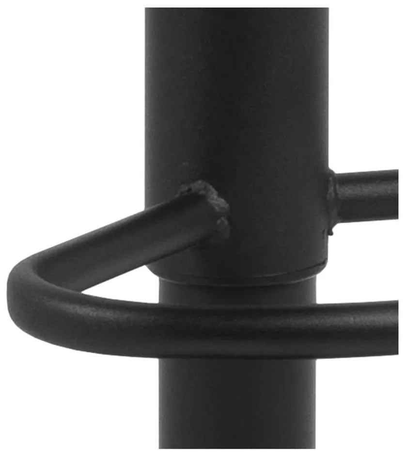 Тъмносиви бар столове в комплект с регулируема височина 2 бр. (височина на седалката 84 cm) Lucy – Actona