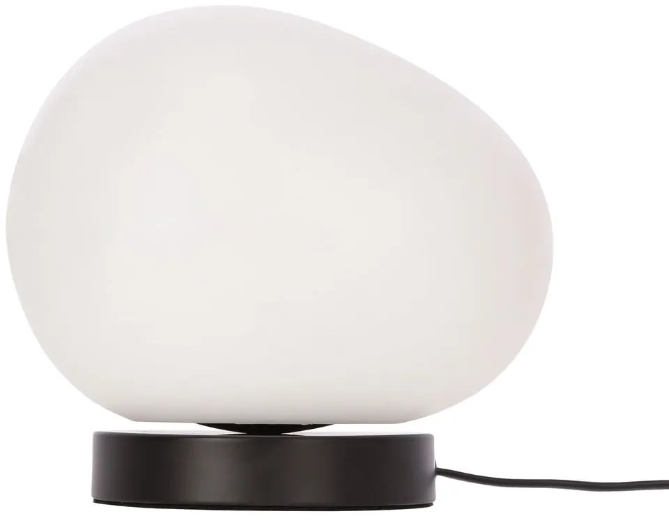 Черно-бяла настолна лампа (височина 19 cm) Stones – Candellux Lighting