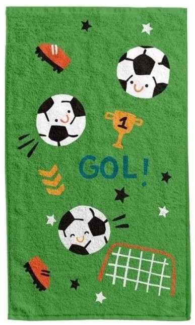 Детска памучна кърпа с футболен мотив - GOAL Ширина: 30 см | Дължина: 50 см