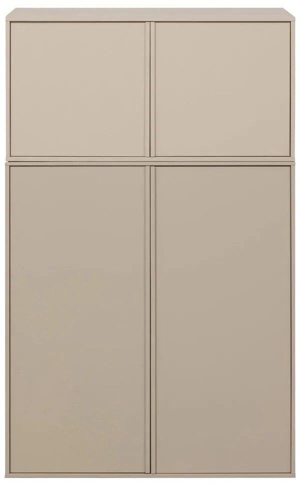 Кремав модулен гардероб от борова дървесина 100x150 cm Daily – vtwonen