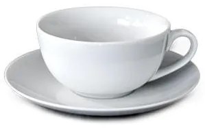 Horecano - Порцеланова чаша за чай 300мл с чинийка (SJ03435) - Китайски порцелан