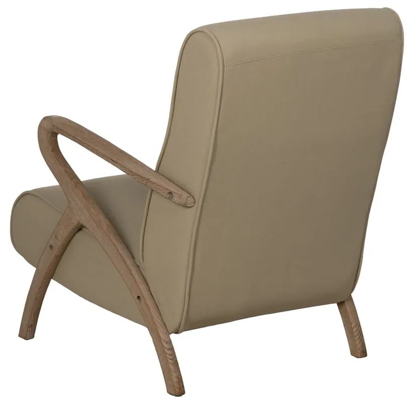 Бежово кресло Weave – Ixia