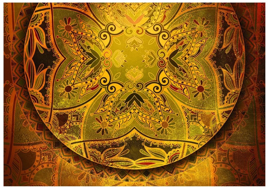 тапети - Mandala: Golden Poem 100x70