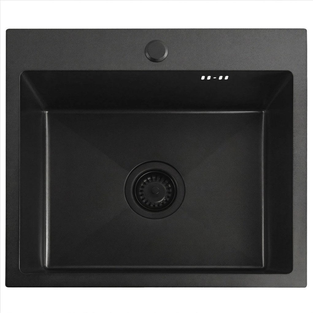 Стоманена мивка Leo 50 Black