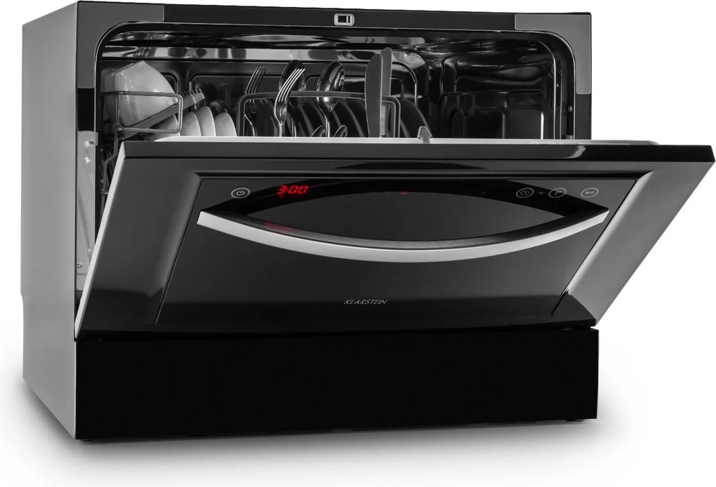 Klarstein Amazonia 6 Luminance, 1380 W, F, настолна съдомиялна машина, комплект 6 съда