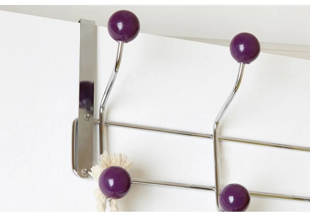 Метална закачалка за врата в цвят бордо-сребро 41 cm - Premier Housewares