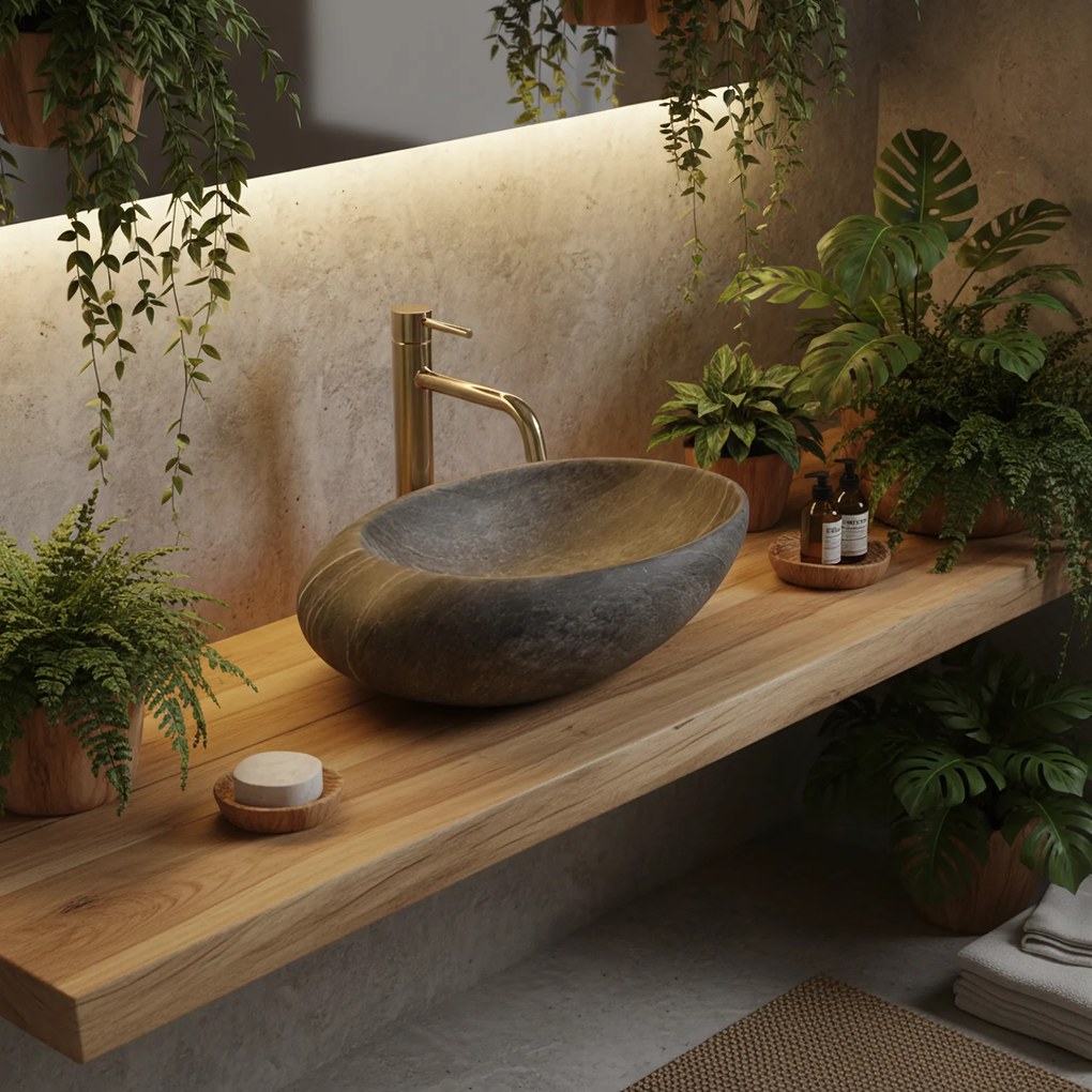 Умивалник за плот Rea Roxy A Stone D.Grey