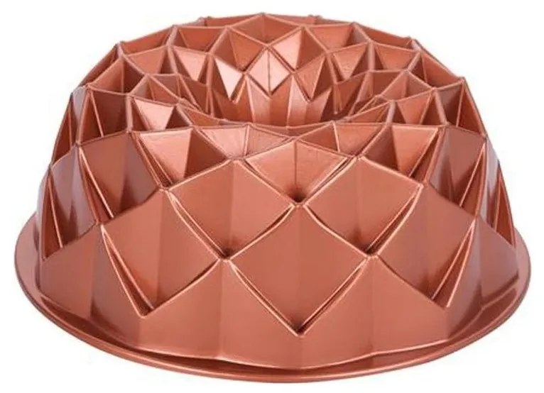 Форма за кекс KITCHISIMO 24 см диамантена/медна