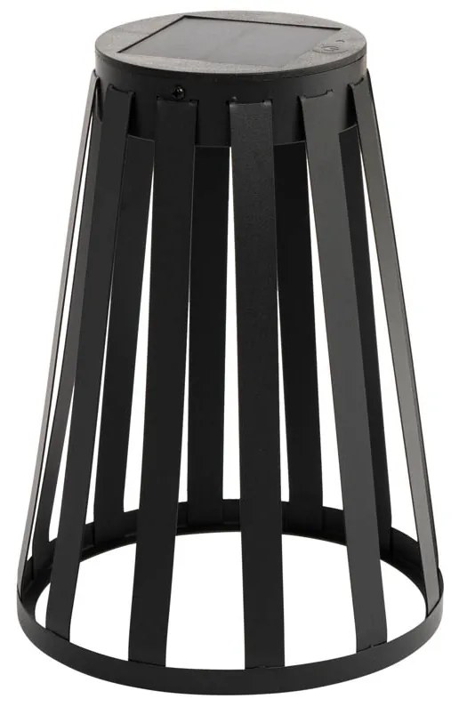 Външна настолна лампа черна с LED 3-степенна димираща соларна и акумулаторна - Penny