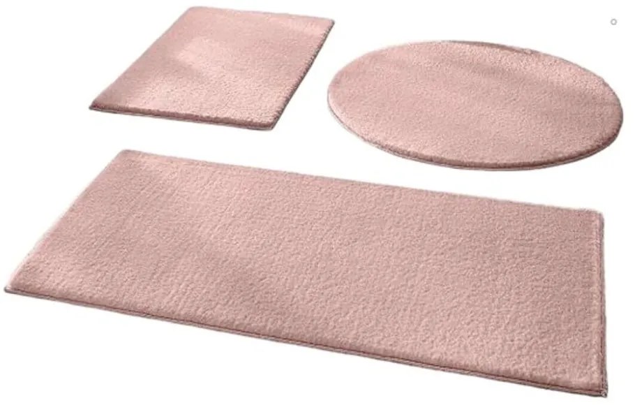 Розови килими за баня в комплект от 3 бр. 50x90 cm – Mila Home