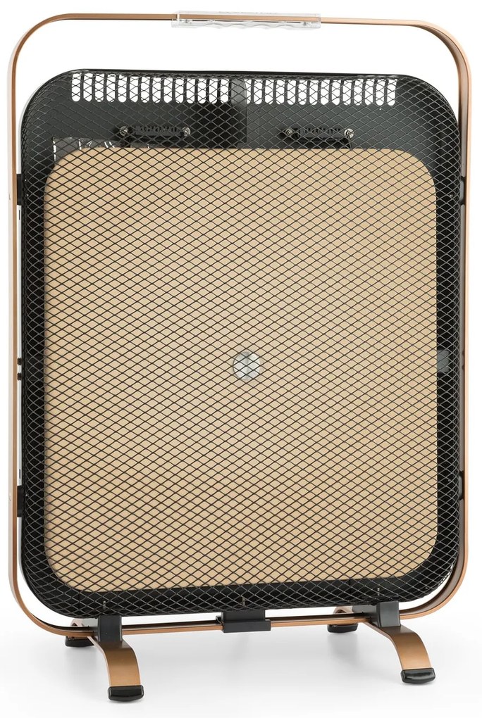 Klarstein HeatPal Marble Blackline, инфрачервен отоплител, 1300 W, мрамор, алуминий