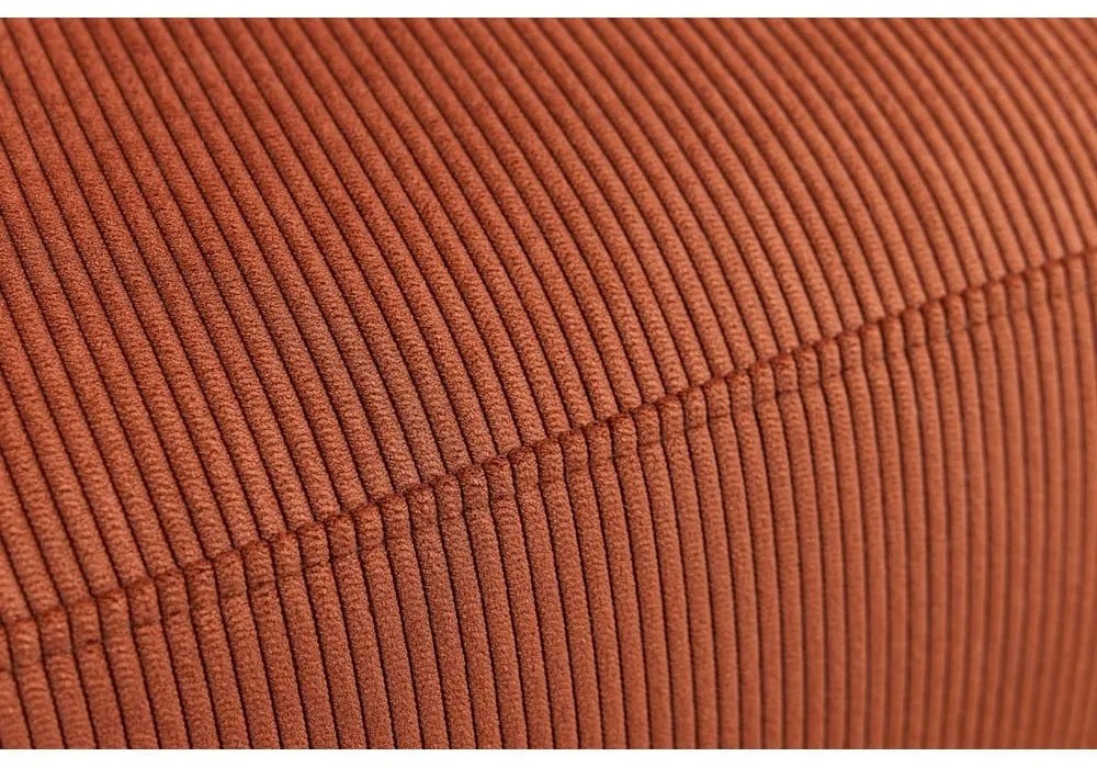 Оранжев кадифен ъглов диван Enjoy – Bobochic Paris