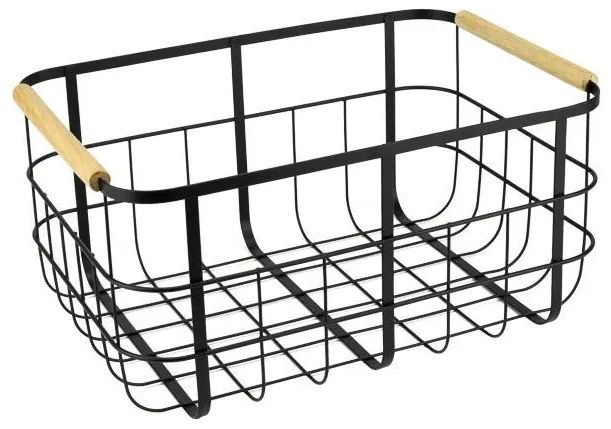 Horecano - Метална касетка 37,2x26,8xh17,9см черен мат HOME-(WK830741-L)