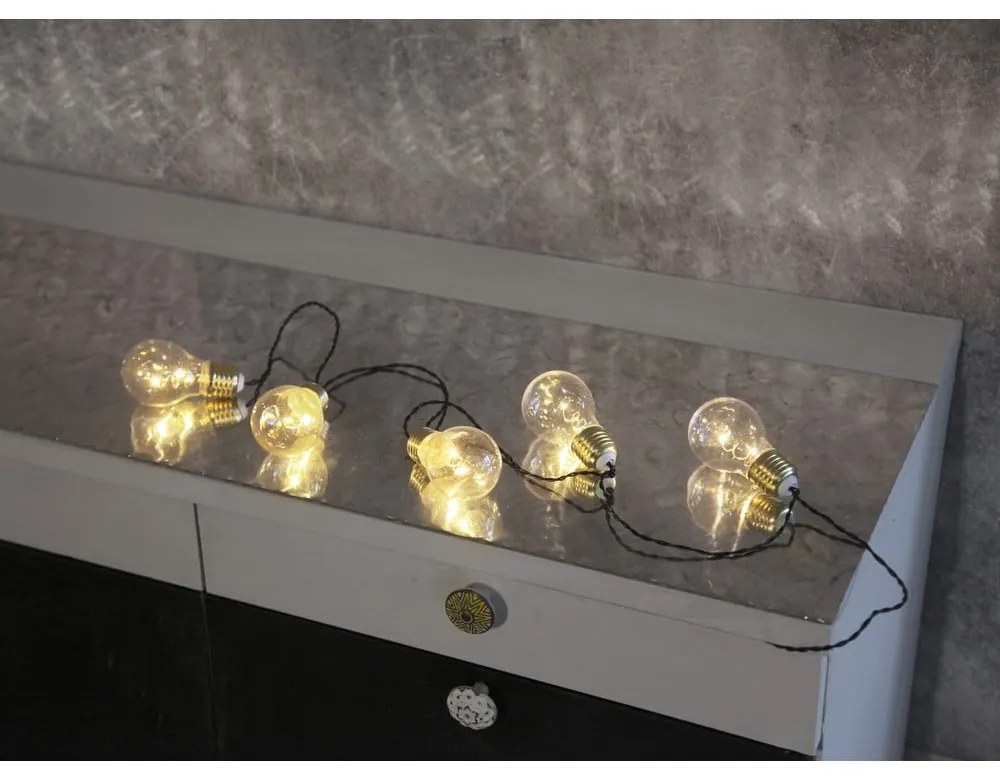 Бяла LED светлинна верига, дължина 1 м Glow - Star Trading