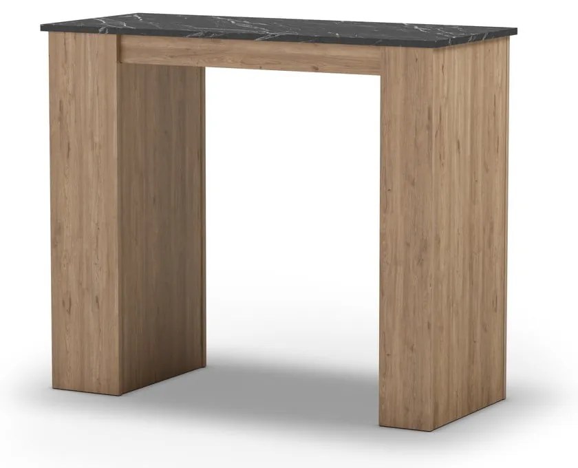 Бар маса с мраморен плот 47x120 cm Peru - Marckeric