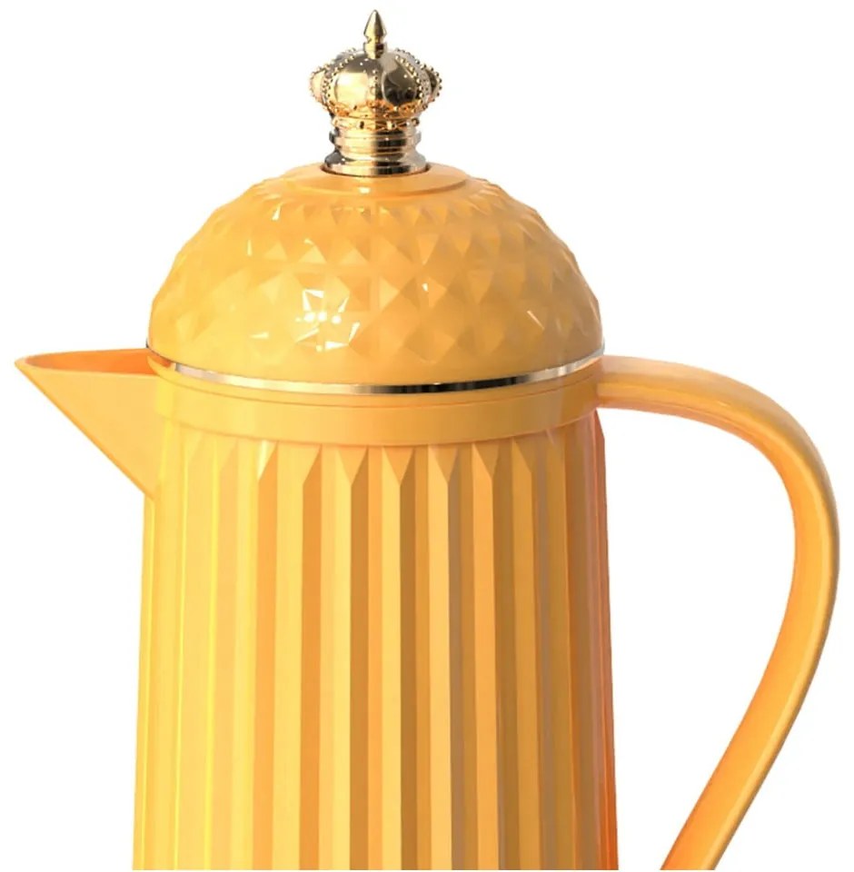 Жълт термос 920 ml Crown – PT LIVING