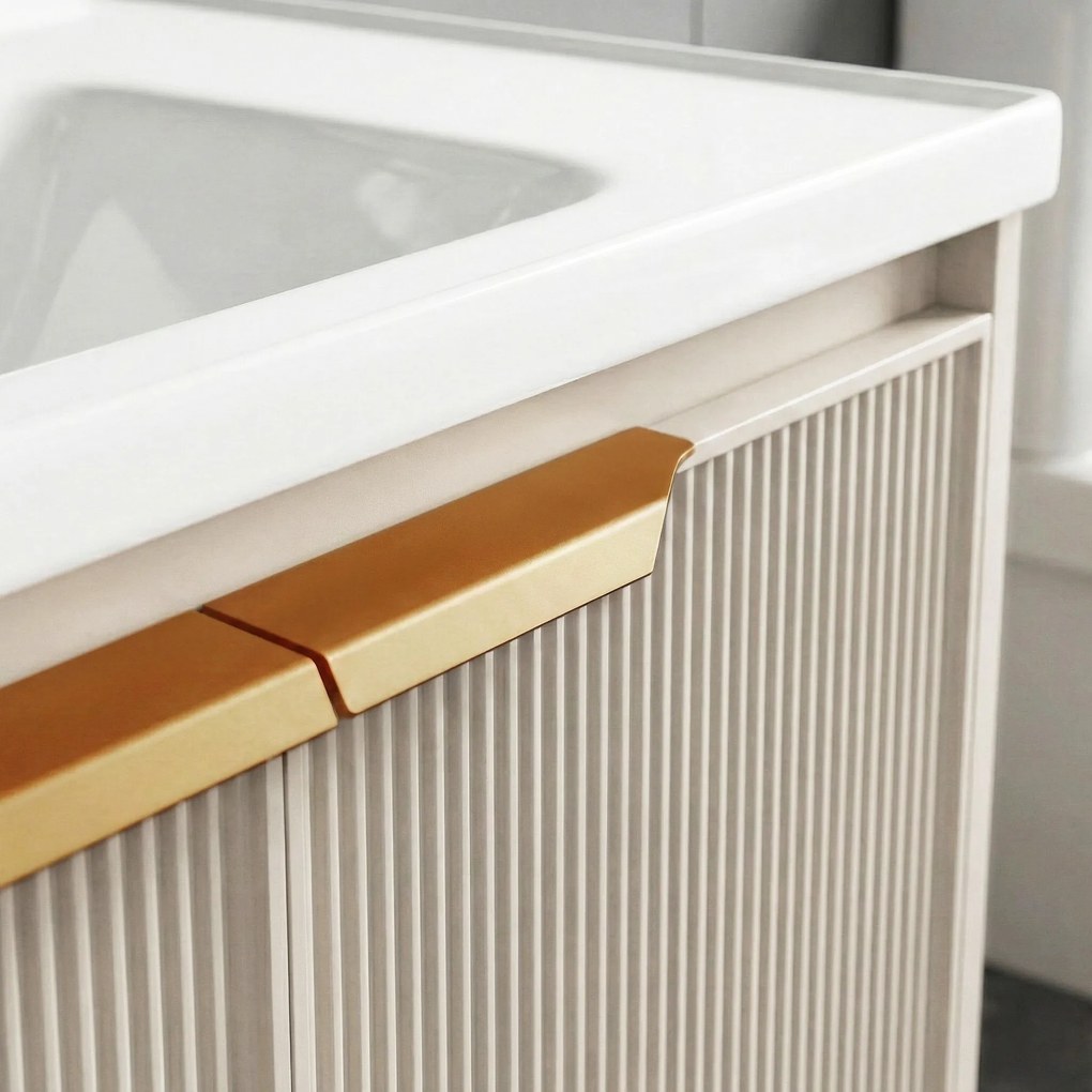 Комплект мебели за баня с мивка Mario 60cm Beige