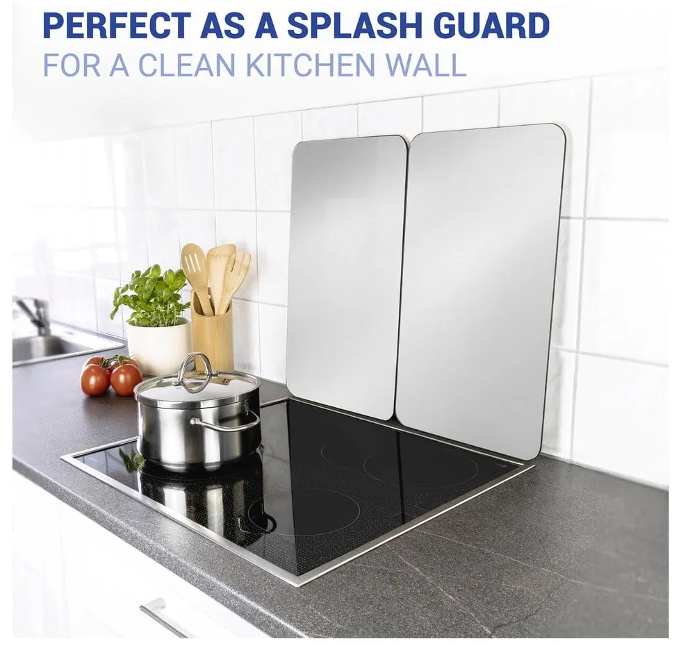 Комплект от 2 стъклени аспиратора Universal Silver - Wenko