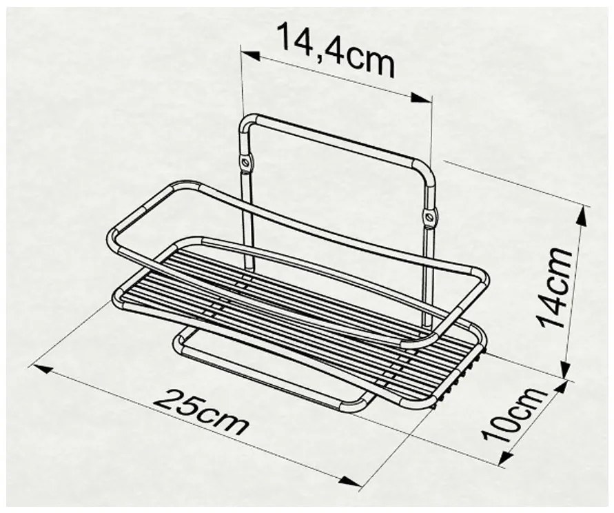 ПОСТАВКА ЗА БАНЯ TEKNO TEL BK-004 1 ниво