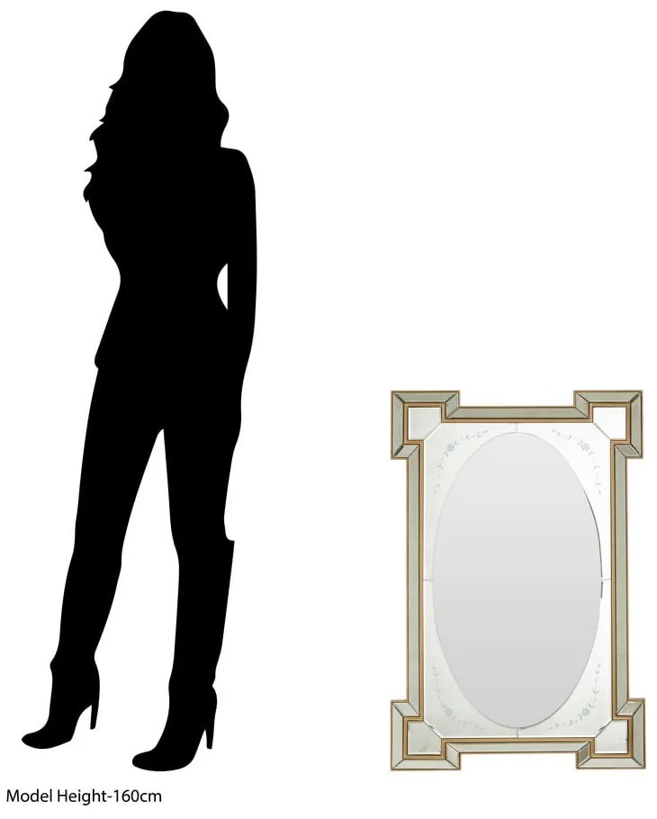 Стенно огледало 80x120 cm - Premier Housewares