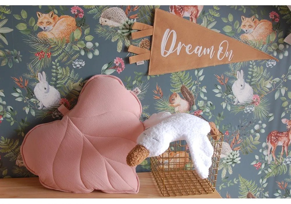 Бяла подложка за спане Goose - Malomi Kids