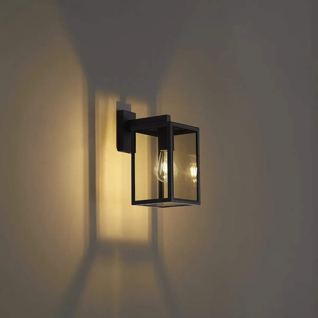 Индустриална външна стенна лампа тъмно сива IP44 - Sutton Down