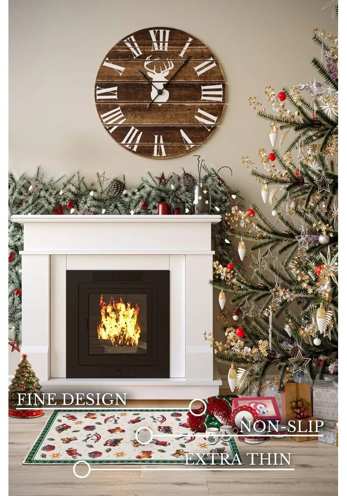 Зелен килим с коледен мотив 50x80 cm Green Christmas – Villeroy&amp;Boch