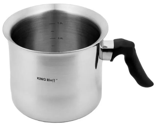 Млековарка Kinghoff KH 3109, 1.5 L, 16 см, Свиреща, Инокс