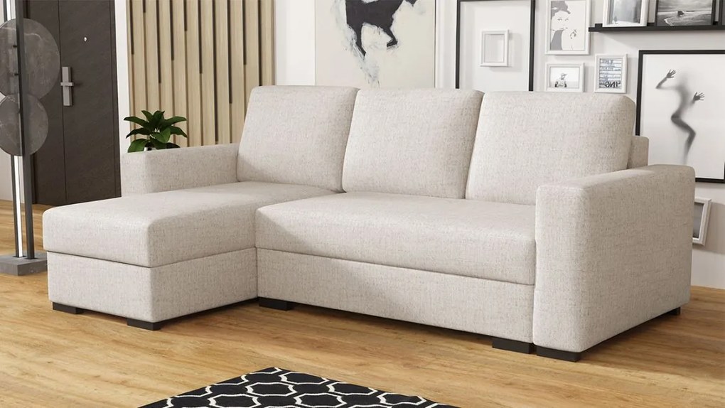 Ъглов диван Latte-Ekrou