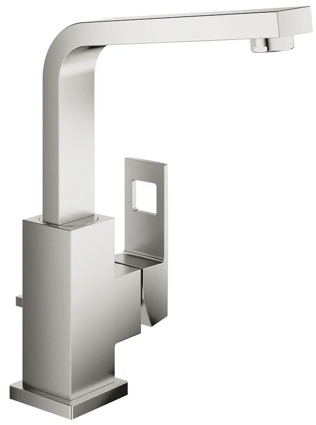 Смесител за мивка Grohe Eurocube Високо-Сребърен Mat