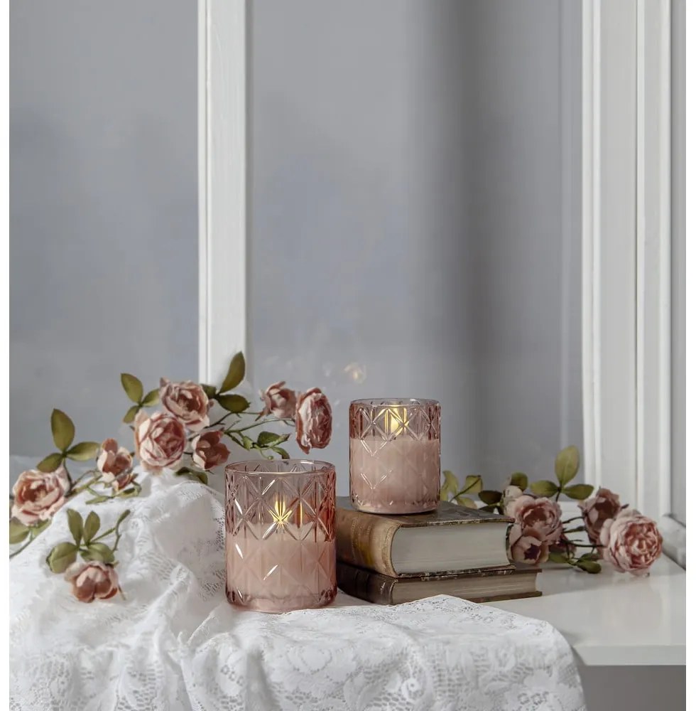 LED свещ на батерии (височина 10 cm) Flamme Romb – Star Trading