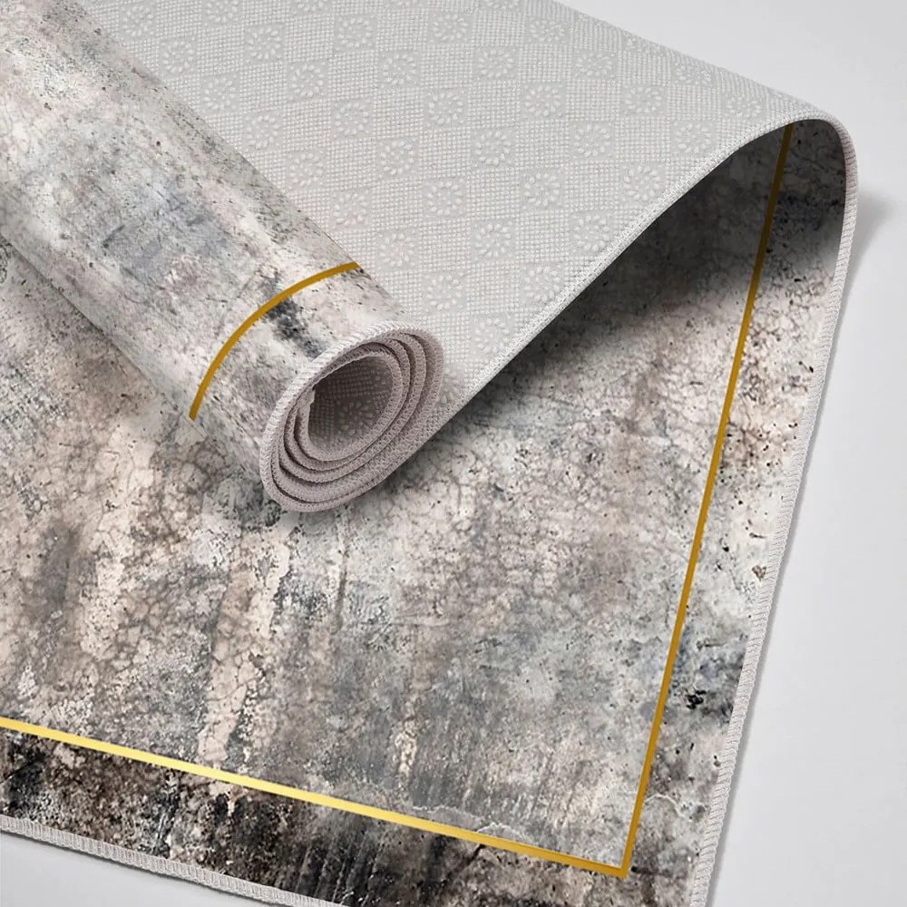 Сиви-кафяви килими за баня в комплект от 2 бр. 60x100 cm – Foutastic