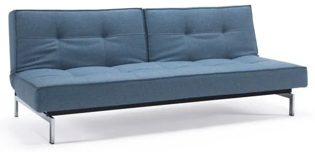 Светлосин разтегателен диван с метална основа Mixed Dance Light Blue Splitback - Innovation