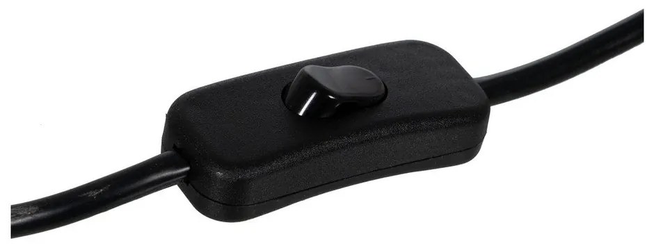 Черно-естествена настолна лампа (височина 52 cm) – Ixia