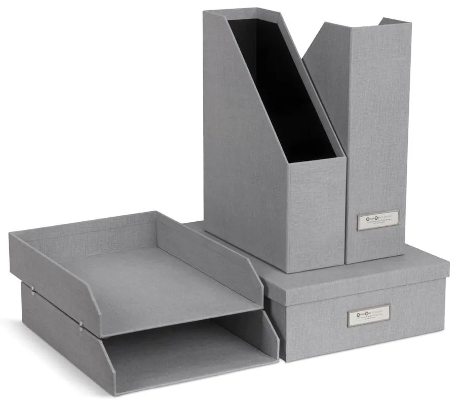 Картонени органайзери за докумнети в комплект от 5 бр. Holger – Bigso Box of Sweden