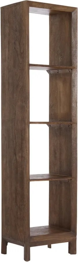 Библиотека от масивно манго в естествен цвят 48x190 cm Sondrio – Light &amp; Living