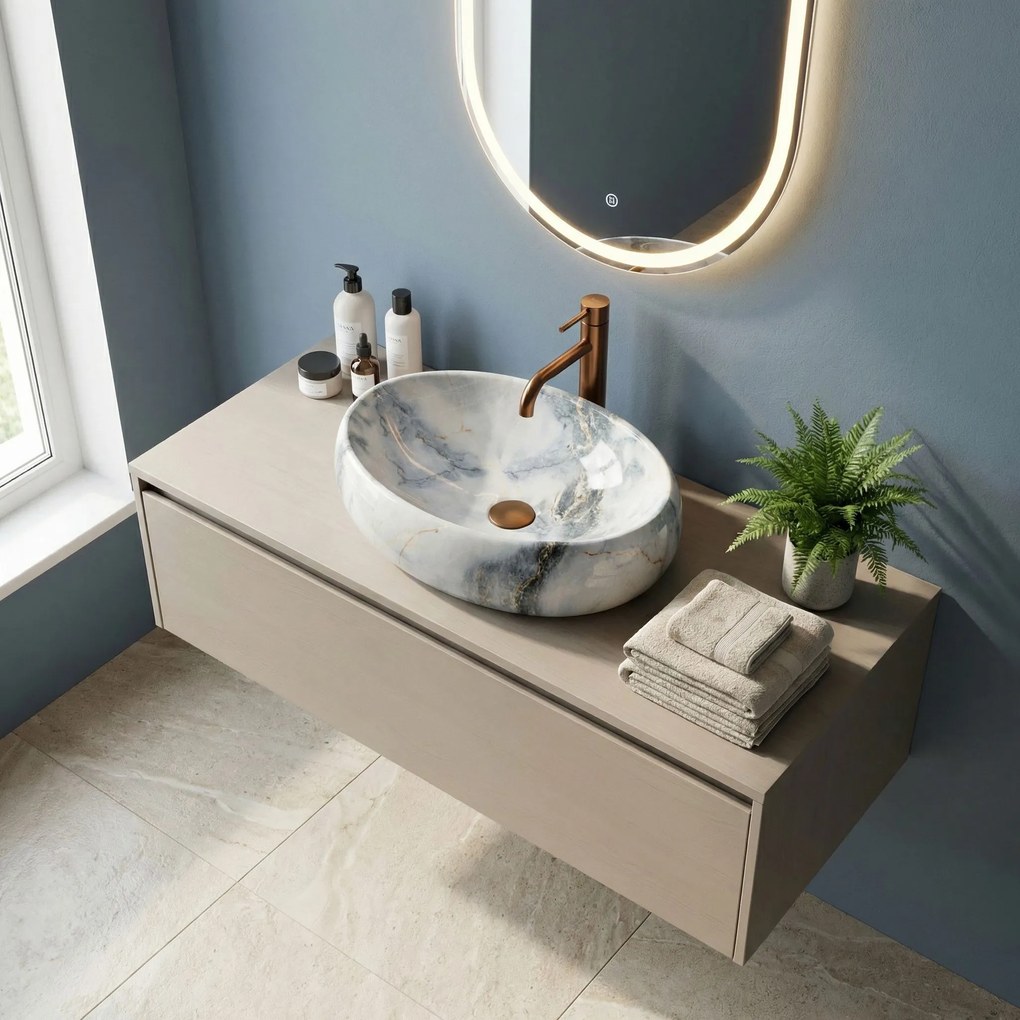 Умивалник за плот Rea Linda Granit