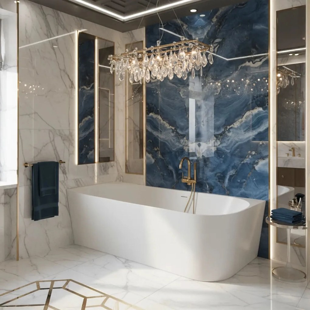 Ъглова акрилна вана Bellanto Slim 170 Лява