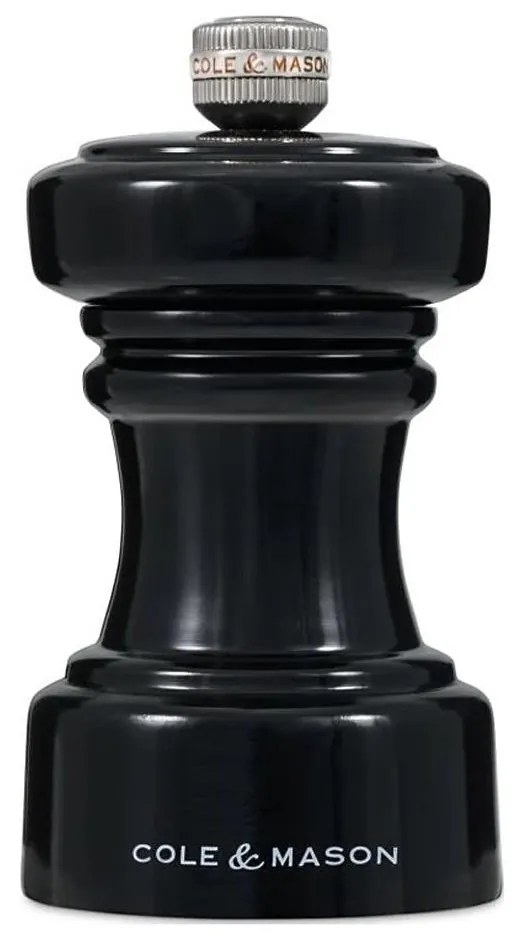Cole&amp;Mason - Мелничка за сол HOXTON 10,4 см бук/лъскаво черен