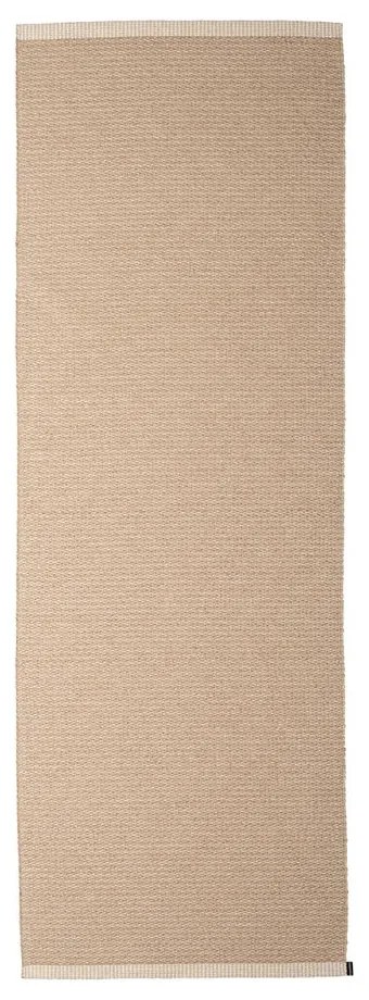 Бежова пътека за открито и закрито 70x200 cm Mono Light Nougat – Pappelina
