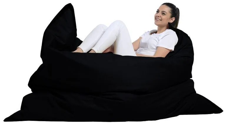Градински пуф Giant Cushion 140x180, цвят Черен