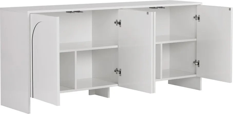 Бял скрин 180x80x45 cm Arlen – Kalune Design