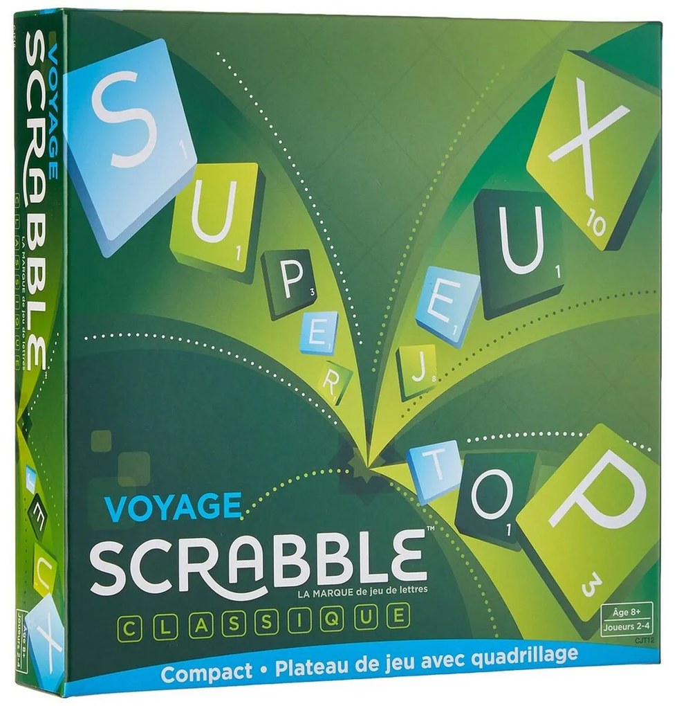 Настолна игра Mattel Scrabble Voyage (FR)