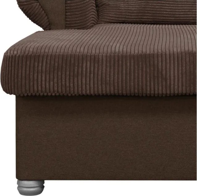 Тъмнокафяво кресло от рипсено кадифе Lord – Ropez