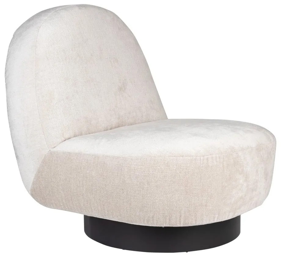 Кремаво кадифено кресло Eden - Zuiver