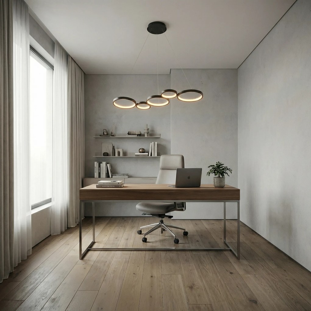 ВИСЯЩА ТАВАННА ЛАМПА APP1923-CP BLACK