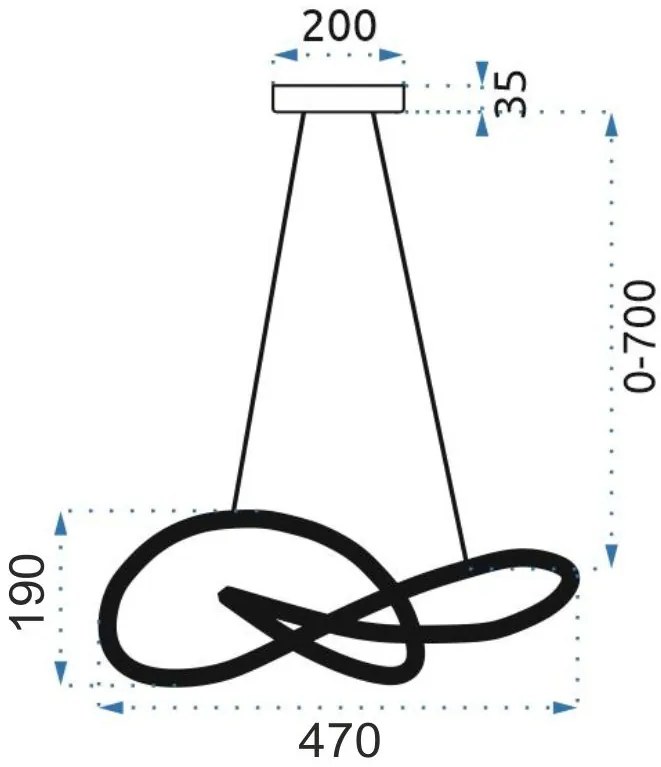 Лампа LED APP819-CP CHROM