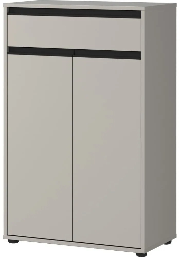 Сив висок шкаф за баня 63x98 cm Lemont – Germania