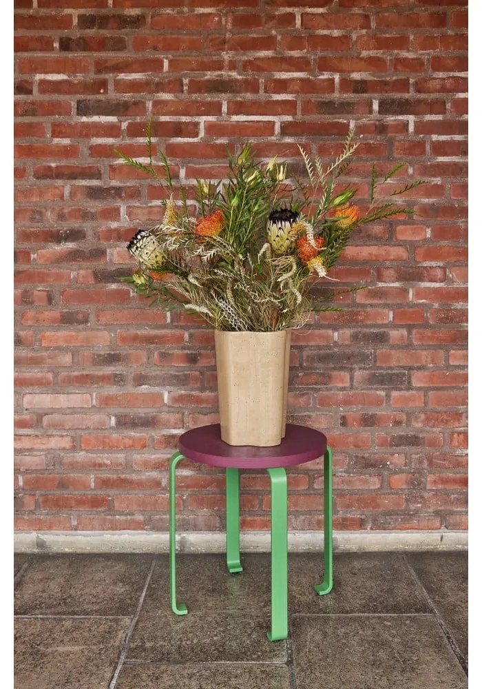 Бежова керамична ваза (височина 30 cm) Sapo – Hübsch