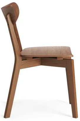 РОКСИ Натурален Орех - ДЪРВЕН СТОЛ РЕТРО ЗА ДНЕВНА/ ТРАПЕЗАРИЯ/ КУХНЯ